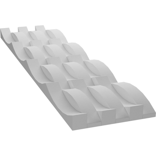 Ekena Millwork 6inW x 24inH x 1inT  EdgeCraft Jordan Style Seamless Wall Tile, 8PK - WPPVC06X24EJO8