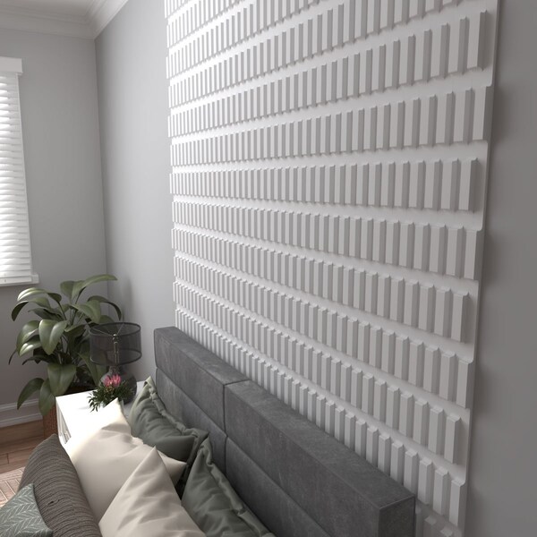 Ekena Millwork 6inW x 24inH x 1inT  EdgeCraft Indus Style Seamless Wall Tile - WPPVC06X24EIN