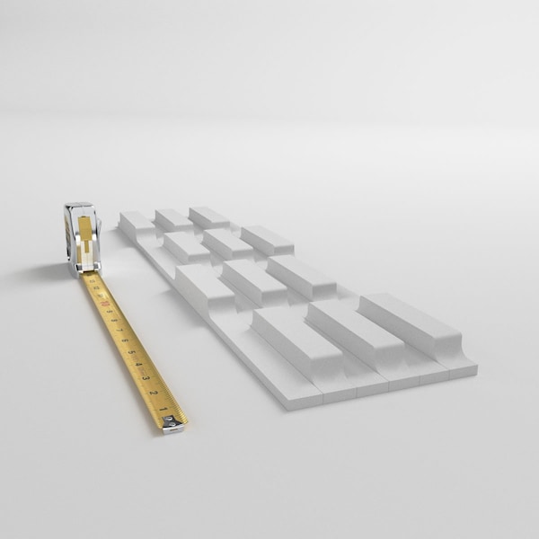 Ekena Millwork 6inW x 24inH x 1inT  EdgeCraft Indus Style Seamless Wall Tile - WPPVC06X24EIN