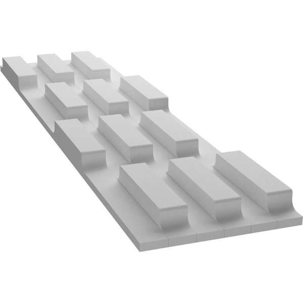 Ekena Millwork 6inW x 24inH x 1inT  EdgeCraft Indus Style Seamless Wall Tile - WPPVC06X24EIN