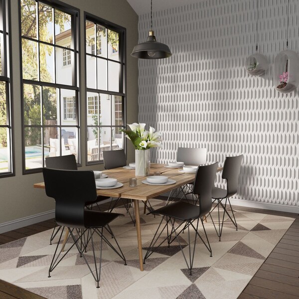 Ekena Millwork 6inW x 24inH x 1inT  EdgeCraft Ness Style Seamless Wall Tile, 8PK - WPPVC06X24ENE8