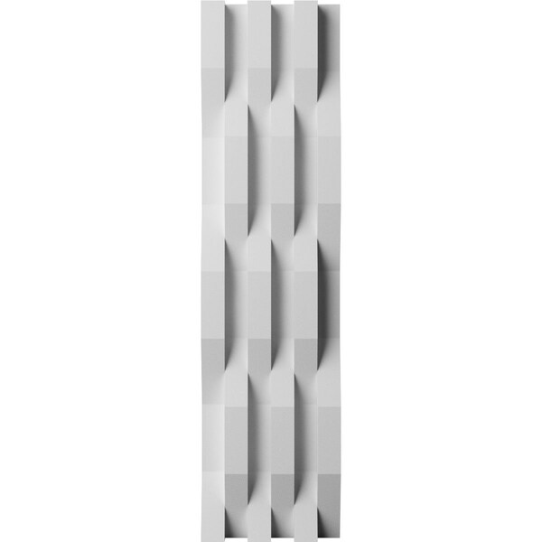 Ekena Millwork 6inW x 24inH x 1inT  EdgeCraft Ness Style Seamless Wall Tile, 8PK - WPPVC06X24ENE8