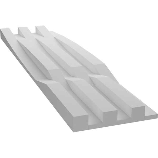 Ekena Millwork 6inW x 24inH x 1inT  EdgeCraft Mississippi Style Seamless Wall Tile - WPPVC06X24EMI