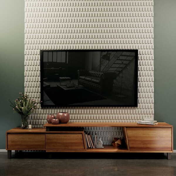 Ekena Millwork 6inW x 24inH x 1inT  EdgeCraft Chesapeake Style Seamless Wall Tile, 8PK - WPPVC06X24ECH8