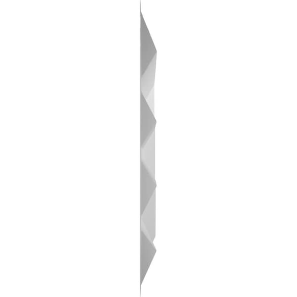 Ekena Millwork 19 5/8in. W x 19 5/8in. H Bolt EnduraWall Decorative 3D Wall Panel, White, 10PK - WP20X20BTWH-CASE-10