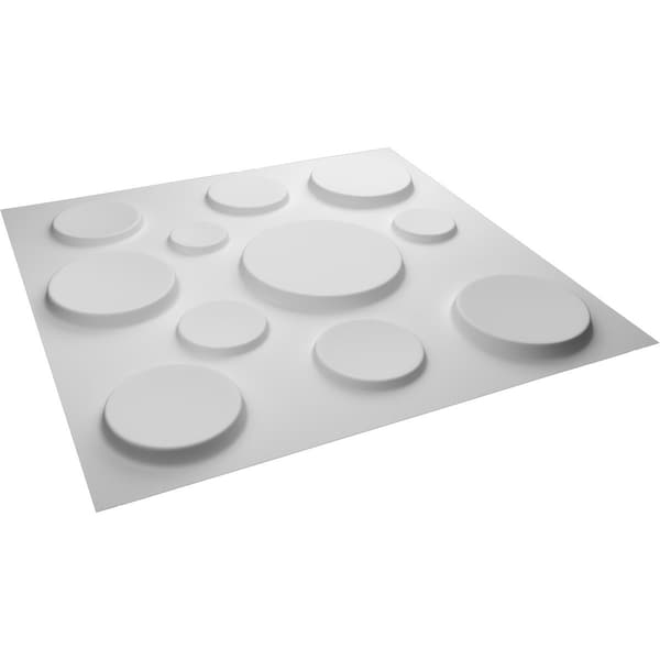 Ekena Millwork 19 5/8in. W x 19 5/8in. H Cosmo EnduraWall Decor 3D Wall Panel Covers, Total 26.75 Sq. Ft., 10PK - WP20X20CSWH-CASE-10