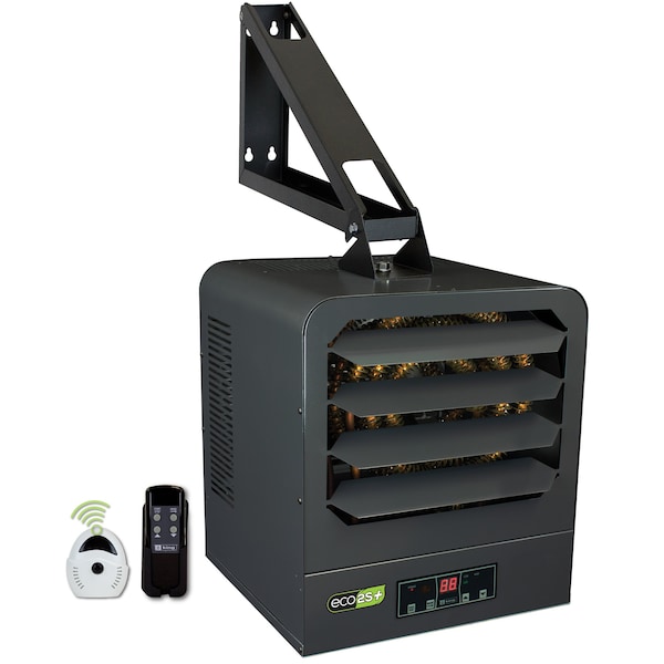 King Electric Electric Unit Heater W/ Remote Sensor, 240V, 1 Phase, 10kW - KB2410-1-ECO2S-PLUS