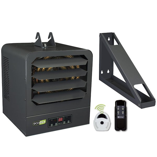 King Electric Electric Unit Heater W/ Remote Sensor, 240V, 1 Phase, 10kW - KB2410-1-ECO2S-PLUS