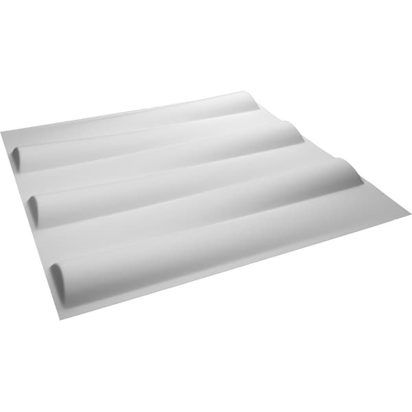 Ekena Millwork 19 5/8in. W x 19 5/8in. H Naomi EnduraWall Decor 3D Wall Panel Covers, Total 26.75 Sq. Ft., 10PK - WP20X20NAWH-CASE-10