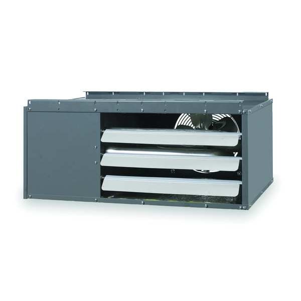 Dayton Gas Unit Heater, NG/LP, 60,000, 740 cfm, Direct, Propeller, 1/2 in - 2RYU9A