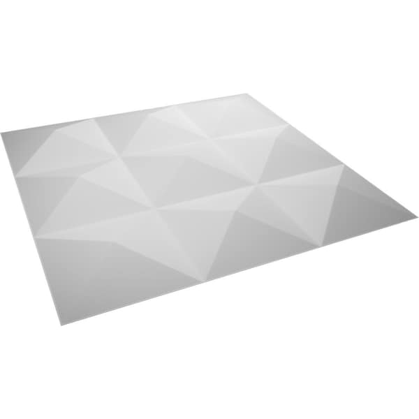 Ekena Millwork 19 5/8in. W x 19 5/8in. H Benson EnduraWall Decor 3D Wall Panel Covers Total 53.49 Sq. Ft., 20PK - WP20X20BEWH-CASE-20