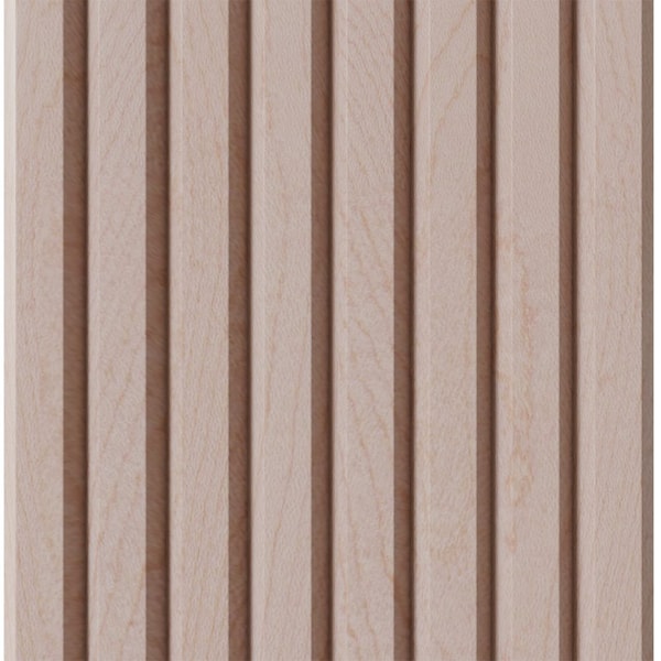 Designs Of Distinction 1-1/2" Tall Bevel Slat Tambour - Hard Maple (12"W x 48"L) - 011248207HM1