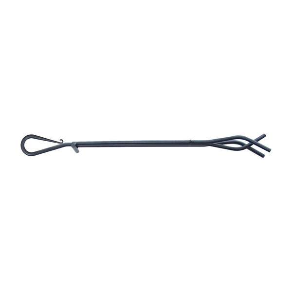 Open Hearth Panacea Open Hearth Black Matte Steel Fireplace Tongs - 15349