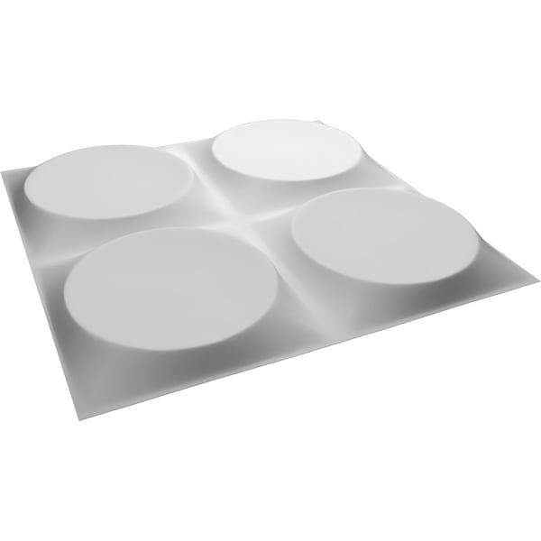 Ekena Millwork 11 7/8in. W x 11 7/8in. H Adonis EnduraWall Decor 3D Wall Panel Covers, Total 11.75 Sq. Ft., 12PK - WP12X12ADWH-CASE-12