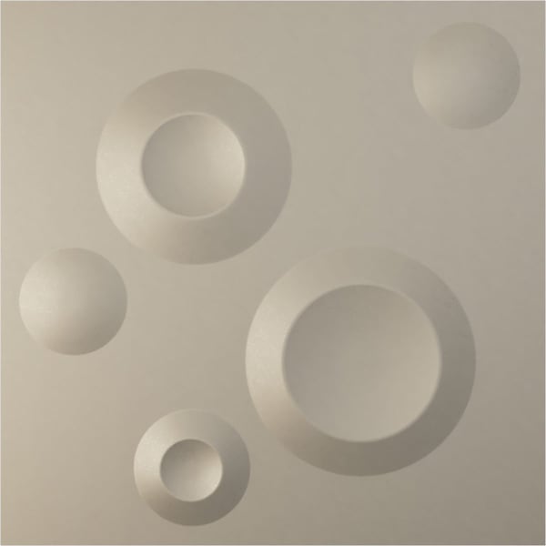 Ekena Millwork 11 7/8in. W x 11 7/8in. H Cole EnduraWall Decorative 3D Wall Panel Covers 0.98 Sq. Ft. - WP12X12COCSV