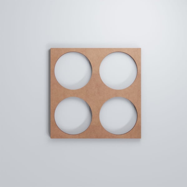 Ekena Millwork Extra Small Wembley Decorative Fretwork Wood Wall Panels, Wood, 7 3/8"W x 7 3/8"H x 3/8"T - WALW08X08X0375WEMMF