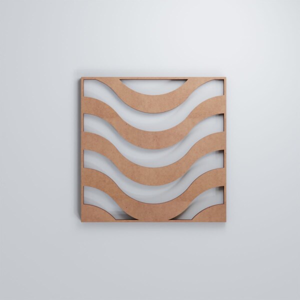 Ekena Millwork Extra Small Parker Decorative Fretwork Wood Wall Panels, Wood, 7 3/8"W x 7 3/8"H x 3/8"T - WALW08X08X0375PKRMF