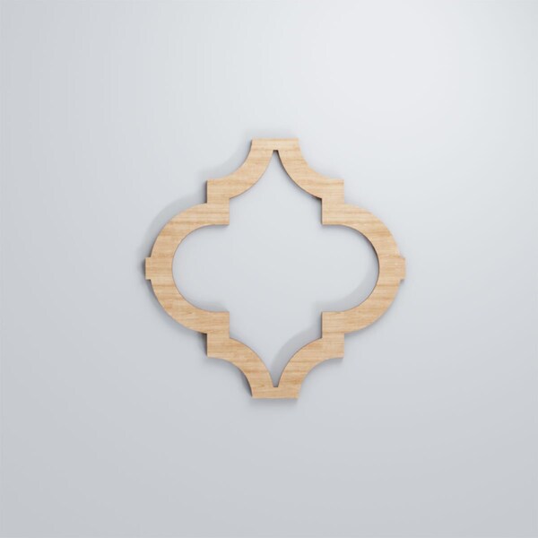 Ekena Millwork Small Marrakesh Decorative Fretwork Wood Wall Panels, Alder, 11 3/8"W x 11 3/8"H x 3/8"T - WALW12X12X0375MRKAL