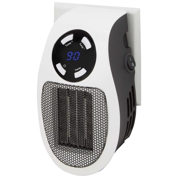 Powerzone PowerZone MH-04 Ceramic Heater, Wall Outlet, 350W - MH-04