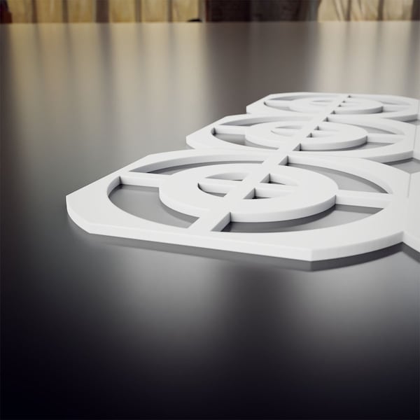 Ekena Millwork Small Sullivan Decorative Fretwork Wall Panels in Architectural PVC, 11 3/8"W x 11 3/8"H x 3/8"T - WALP12X12SUL
