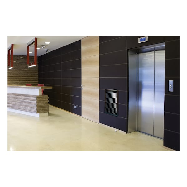 King Electric Lpwa Lg Architectural Wall Heater 208V 4500W W/Tp Stat, White - LPWA2045-TP-W