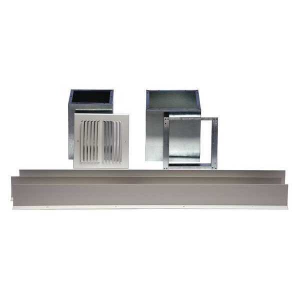 Williams Comfort Products Outlet Register, Side, Powder Coat, 10 in L - 6701