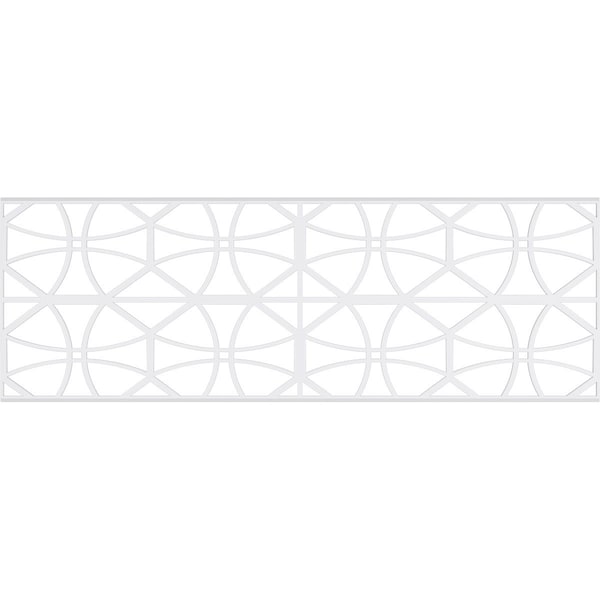 Ekena Millwork Set of Four Panels for 94 1/2"W x 32 1/4"H Haswell Fretwork Wainscot Wall Paneling - WPKP16X01X47HWL
