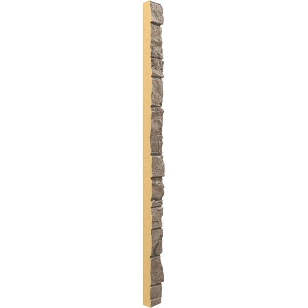 Ekena Millwork Universal Outside Corner for StoneWall Faux Stone Siding Panels - PNUOC03X48SA