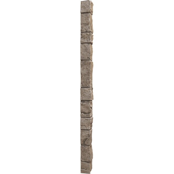 Ekena Millwork Universal Outside Corner for StoneWall Faux Stone Siding Panels - PNUOC03X48SA