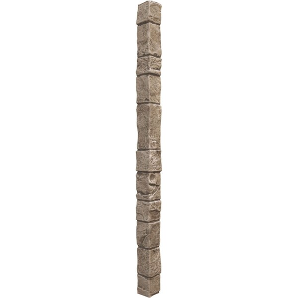 Ekena Millwork Universal Outside Corner for StoneWall Faux Stone Siding Panels - PNUOC03X48SA