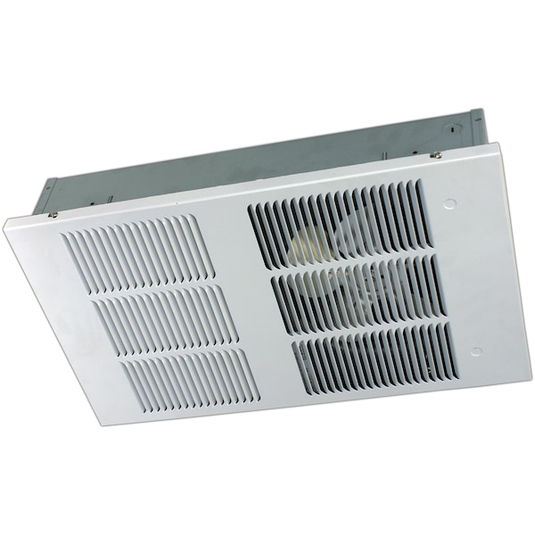 King Electric Lpw Ceiling Heater 277V 4000W W/Tp Heat/Fan/Off Disconnect Switch - White - LPW2740C-W