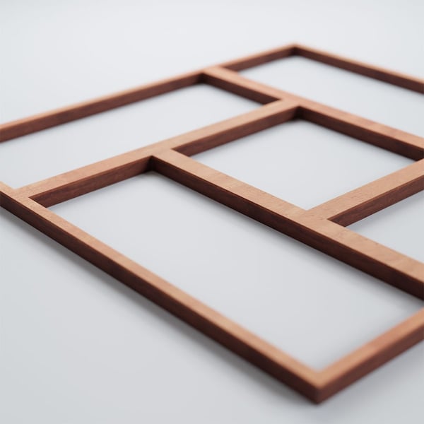 Ekena Millwork Small Sheffield Decorative Fretwork Wood Wall Panels, Cherry, 11 3/8"W x 11 3/8"H x 3/8"T - WALW12X12X0375SHFCH