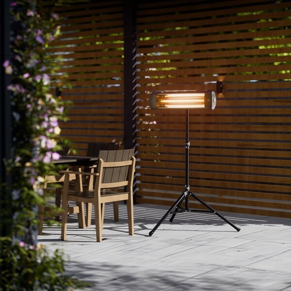 Deko Living 1500W Hanging Infrared Stand Heater with Carbon Fiber - COH40004