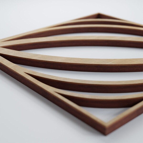 Ekena Millwork Extra Small Otis Decorative Fretwork Wood Wall Panels, Birch, 7 3/8"W x 7 3/8"H x 3/8"T - WALW08X08X0375OTSBI