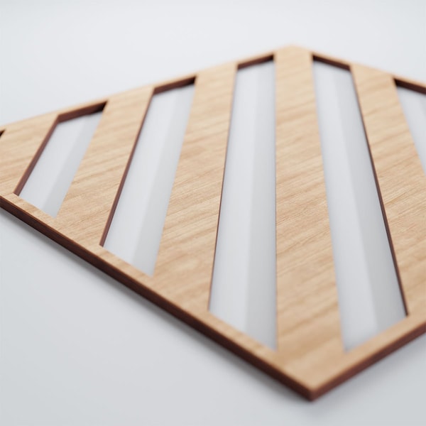Ekena Millwork Medium Rothwell Decorative Fretwork Wood Wall Panels, Alder, 15 3/8"W x 15 3/8"H x 3/8"T - WALW16X16X0375RTWAL