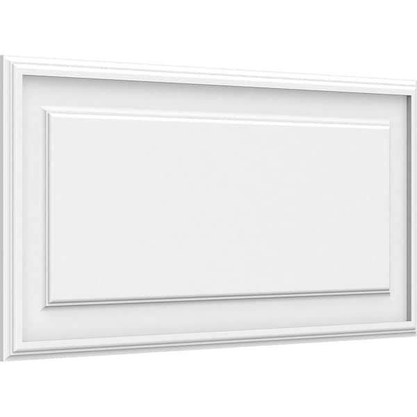 Ekena Millwork Legacy Raised Panel Decorative Wall Panel, 34"W x 16"H x 5/8"P - WALP34X16X062LEG