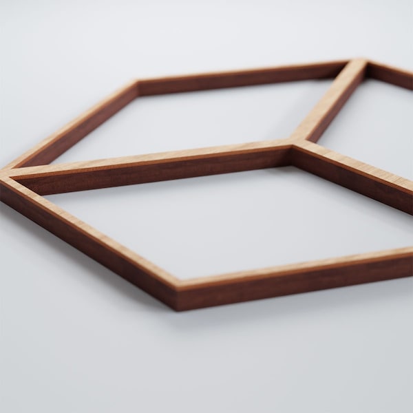 Ekena Millwork Extra Small Pueblo Decorative Fretwork Wood Wall Panels, Alder, 7 3/8"W x 7 3/8"H x 3/8"T - WALW08X08X0375PBLAL