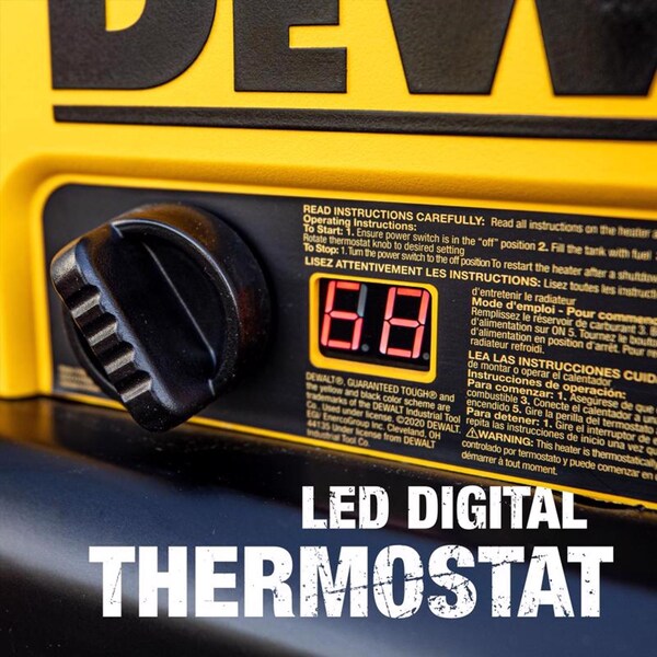 Dewalt DeWalt 140000 Btu/h 3000 sq ft Forced Air Diesel/Kerosene Heater - F340765