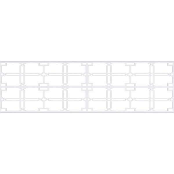 Ekena Millwork Set of Four Panels for 94 1/2"W x 28 1/4"H Englewood Fretwork Wainscot Wall Paneling - WPKP14X01X47EWD