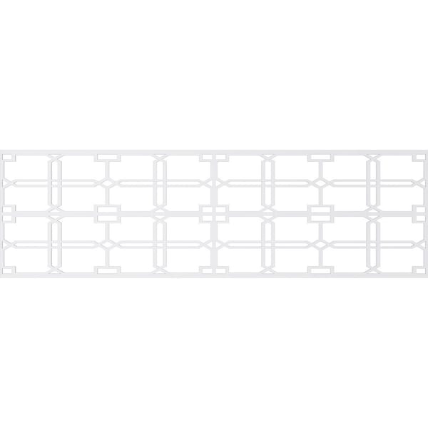 Ekena Millwork Set of Four Panels for 94 1/2"W x 28 1/4"H Englewood Fretwork Wainscot Wall Paneling - WPKP14X01X47EWD