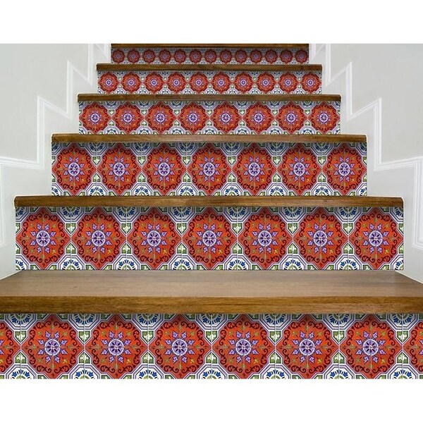 Homeroots 7 x 7 in. Sage Blue Terra Removable Peel & Stick Tiles - 400218
