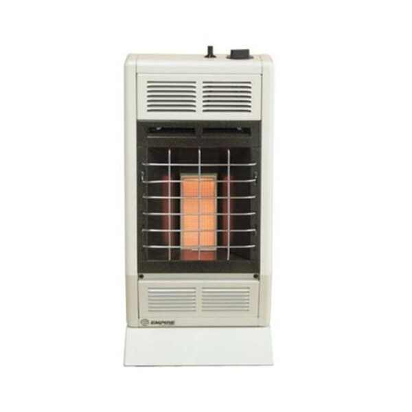 Empire 10, 000 BTU Infrared VF Heater with Hydraulic Thermostat, White - SR10TWNAT