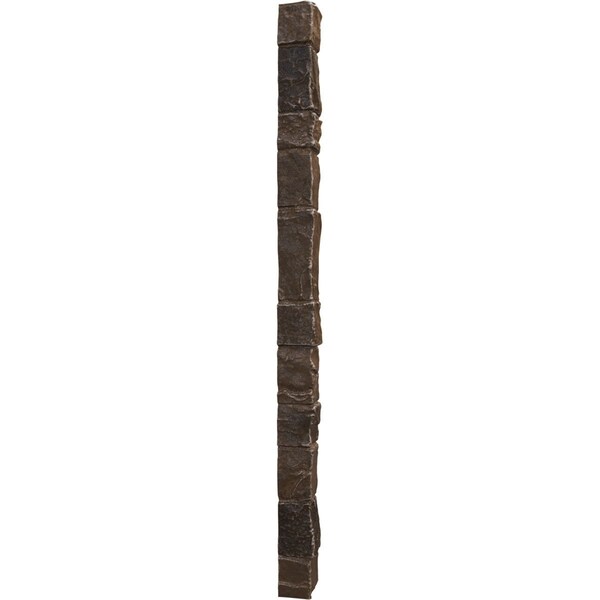 Ekena Millwork Universal Outside Corner for StoneWall Faux Stone Siding Panels - PNUOC03X48WP
