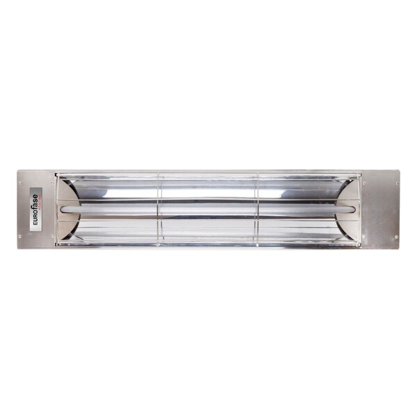 Eurofase 304 SS 39in Single Element 2000W 480V Heater, Stainless Steel, Standard Decor Plate - EF20480S