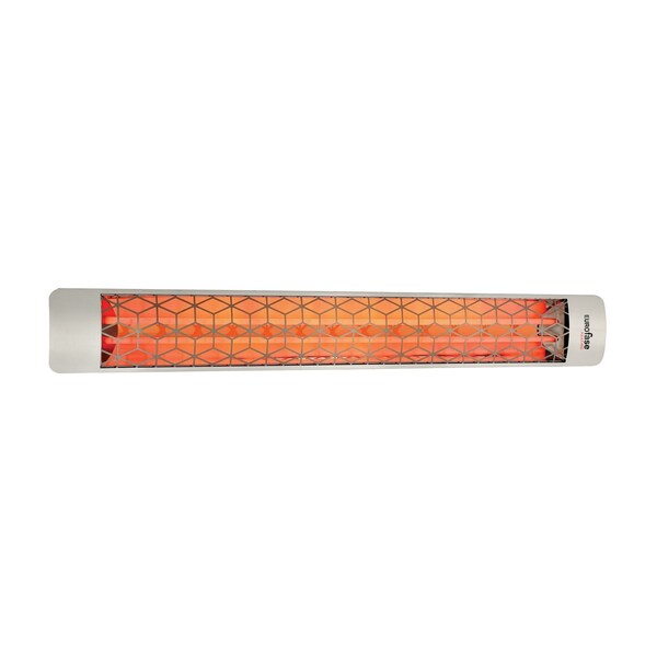 Eurofase SS 61in Dual Element 6000W 277V Heater, Stainless Steel, Stella Decor Plate - EF60277S6