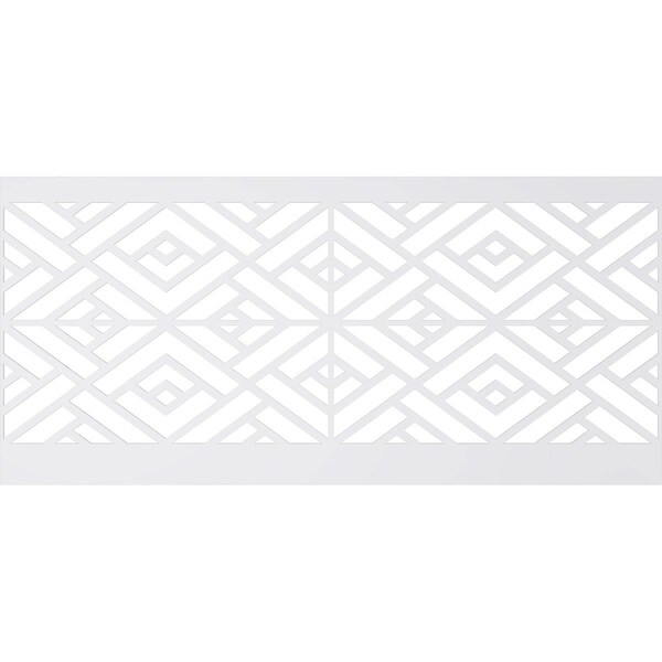 Ekena Millwork 44"H x 94 1/2"W Killeen PVC Wainscot Paneling Kit - WPK44X94KLN