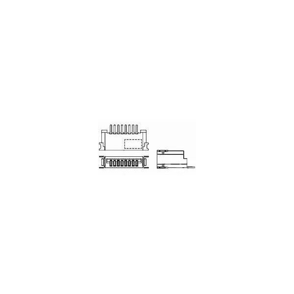 Te Connectivity 1.0 FPC B/C SMT 30P NO ZIF - 3-1734798-0