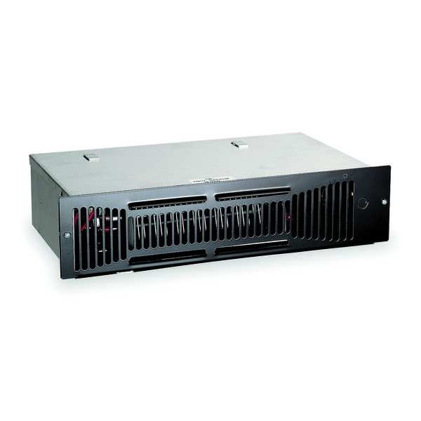 Dayton Electric Kickspace Heater, Recessed, 750/1500 W, 120V AC, Black - 2YV10