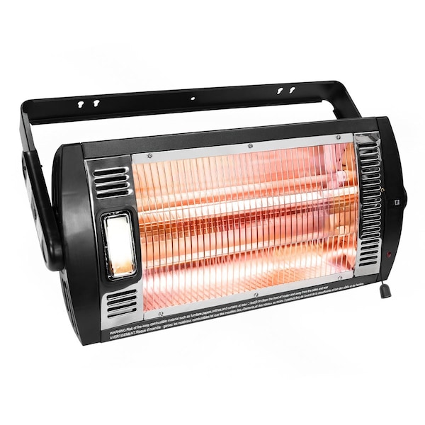 Maxx Air 26 In. Dual Quartz Electric Indoor Ceiling Mount Heater - H1500
