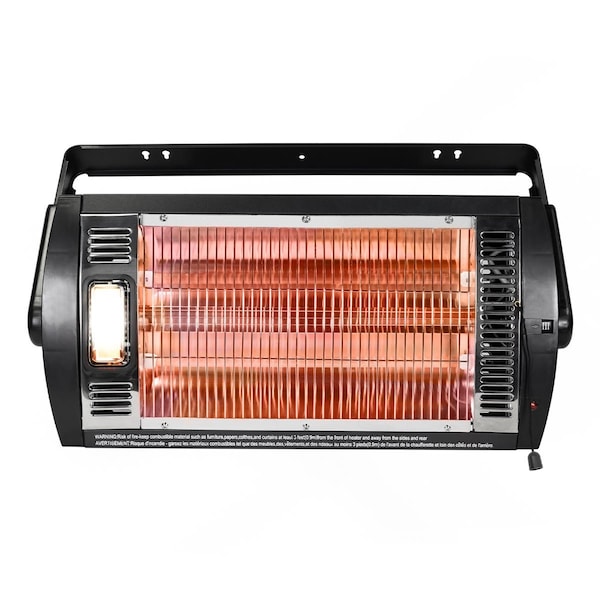 Maxx Air 26 In. Dual Quartz Electric Indoor Ceiling Mount Heater - H1500